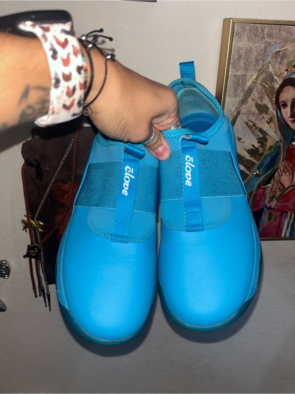 Clove Solo  Women’s Slip-On Athletic Shoes in Bright Blue